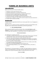 forms of business units.docx